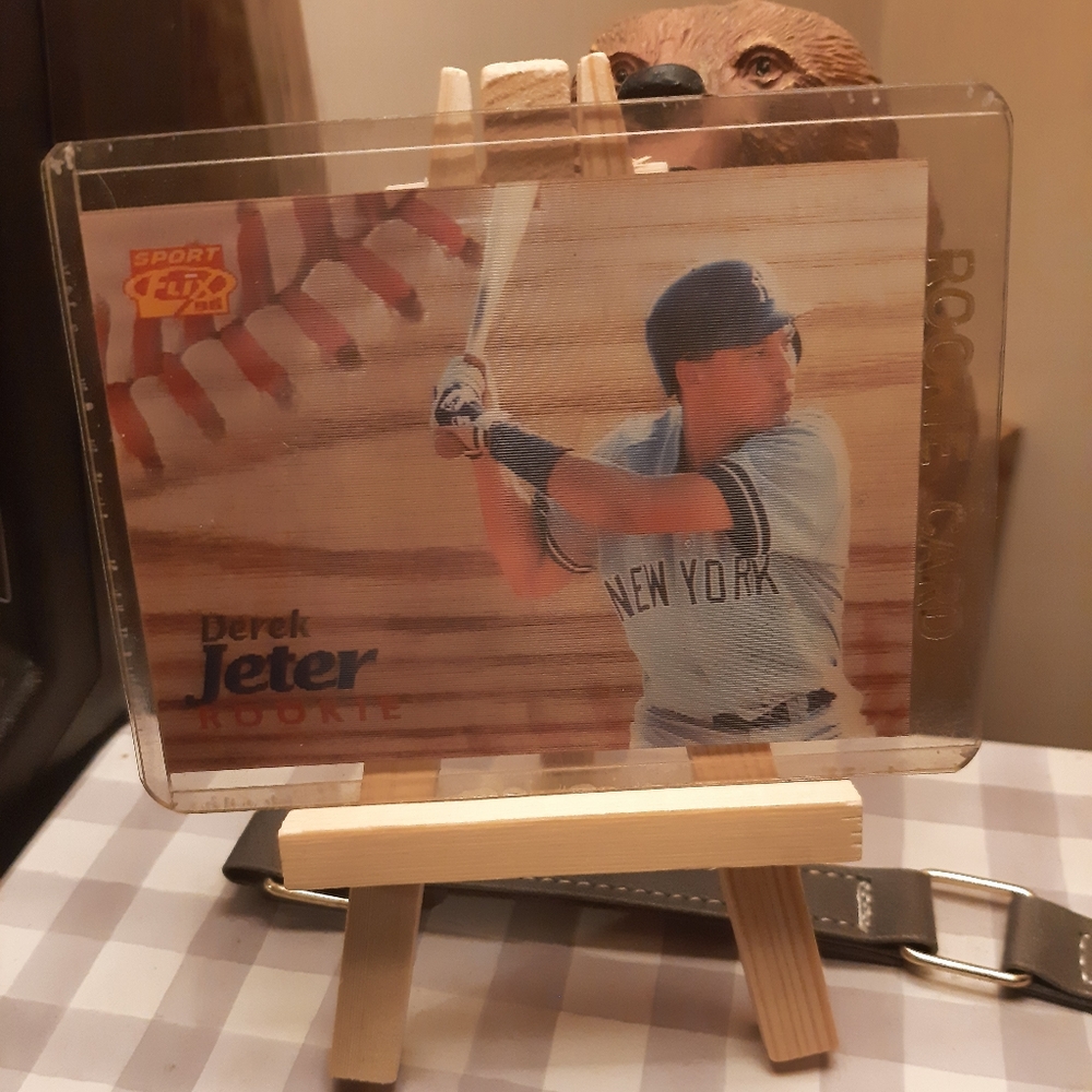 Derek Jeter 1996 Pinnacle Sport Flix #139 ~ 3-D Rookie Card ~